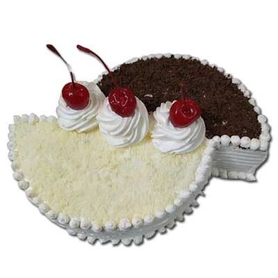 "Delicious half and half cake -1kg - Click here to View more details about this Product